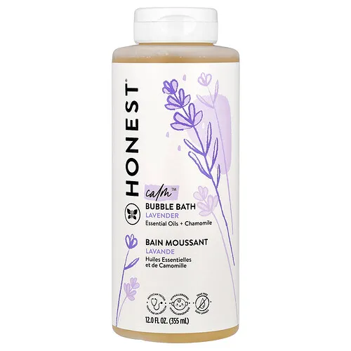 The Honest Company, Calm™, Baño de burbujas, Lavanda, 355 ml (12 oz. líq.)