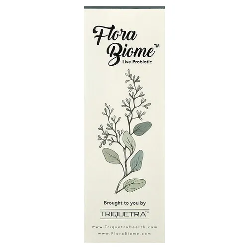 Triquetra Health, Flora Biome™, Suplemento líquido con probióticos vivos, 473 ml (16 oz. líq.)