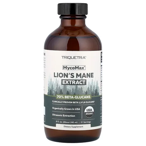 Triquetra Health, MycoMax®, Extracto de melena de león, 240 ml (8 oz. líq.)