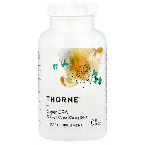Thorne, Super EPA, 90 cápsulas de gel