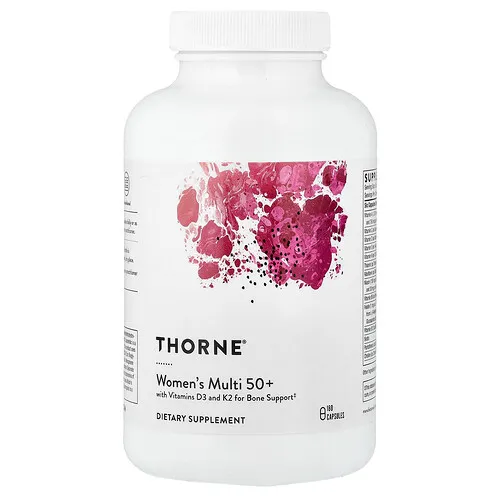 Thorne, Suplemento multivitamínico para mujeres mayores de 50 años, 180 cápsulas