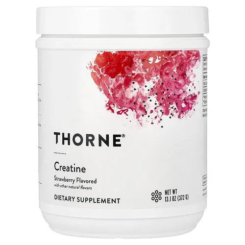 Thorne, Creatina, Fresa, 372 g (13,1 oz)