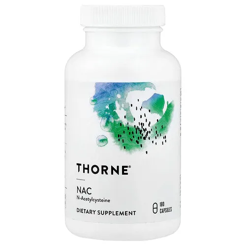 Thorne, NAC, 180 cápsulas (500 mg por cápsula)