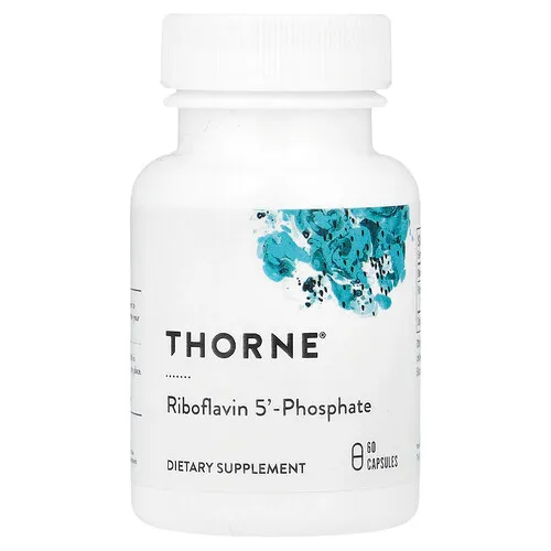 Thorne, Riboflavina 5' Fosfato, 60 Cápsulas