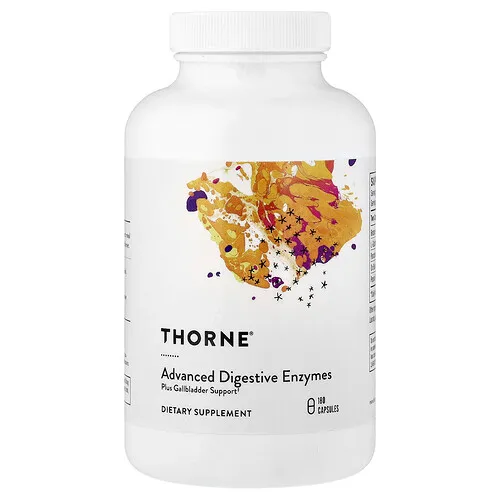 Thorne, Enzimas digestivas avanzadas, 180 cápsulas