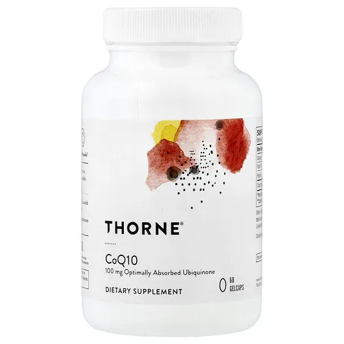 Thorne, CoQ10, 100 mg, 60 cápsulas de gel