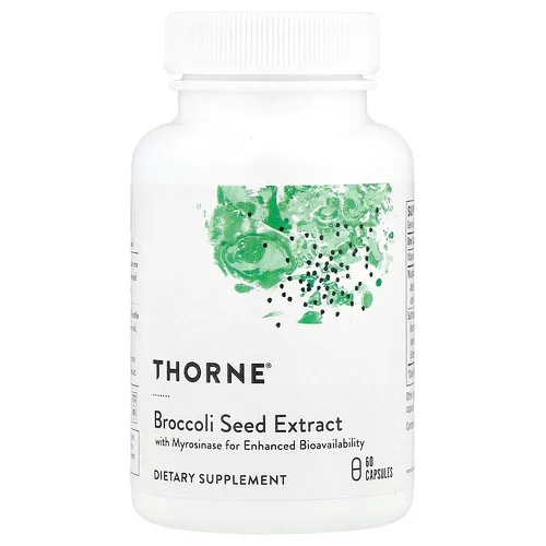 Thorne, Extracto de semilla de brócoli, 60 cápsulas