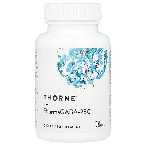 Thorne, PharmaGABA-250, 60 cápsulas (250 mg por cápsula)
