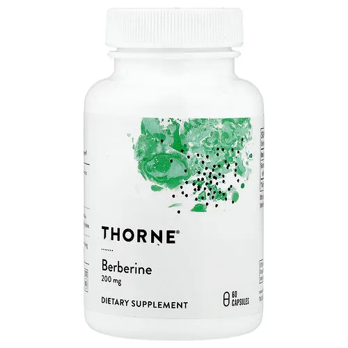 Thorne, Berberina, 200 mg, 60 cápsulas