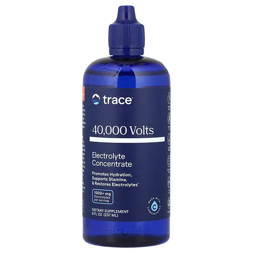 Trace, 40.000 voltios, Concentrado de electrolitos, 237 ml (8 oz. líq.)