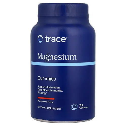 Trace, Gomitas de magnesio, Sandía, 120 gomitas (84 mg por gomita)