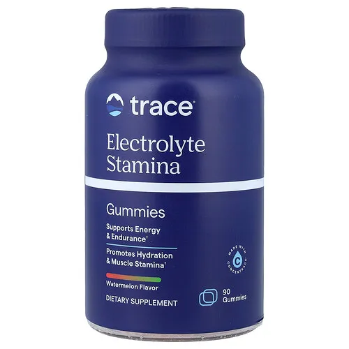 Trace, Gomitas con electrolitos y resistencia, Sandía, 90 gomitas