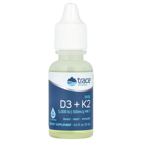 Trace, Vitaminas D3 y K2 de Ionic, 15 ml (0,5 oz. líq.)