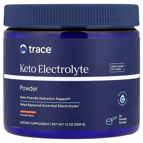 Trace, Electrolitos cetogénicos en polvo, Naranja, 369 g (13 oz)