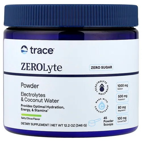 Trace, ZEROLyte en polvo, Cítricos salados, 346 g (12,2 oz)