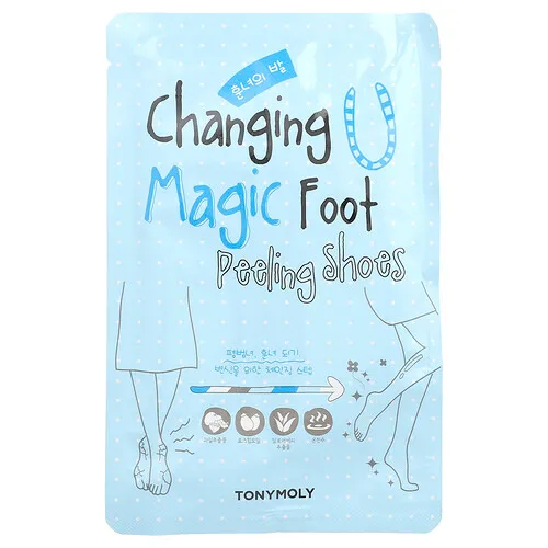 TonyMoly, Changing U Magic Foot Peeling, 1 par, 17 g (0,60 oz) cada uno