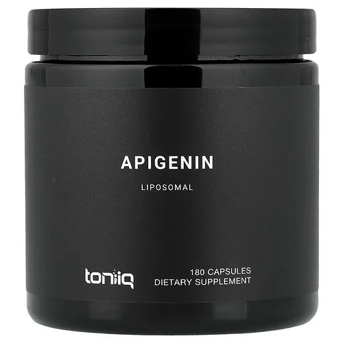 Toniiq, Apigenina liposomal, 180 cápsulas (100 mg por cápsula)