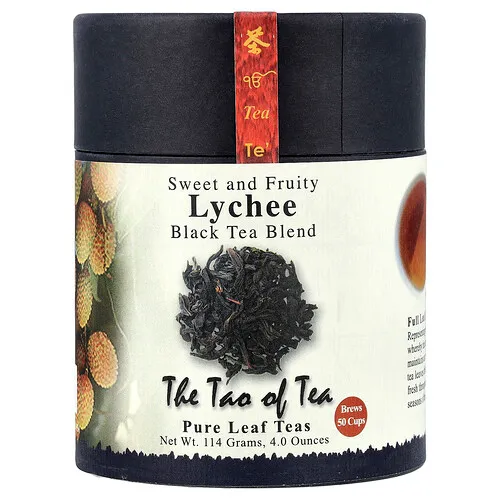 The Tao of Tea, Mezcla de té negro, Lichi`` 114 g (4 oz)