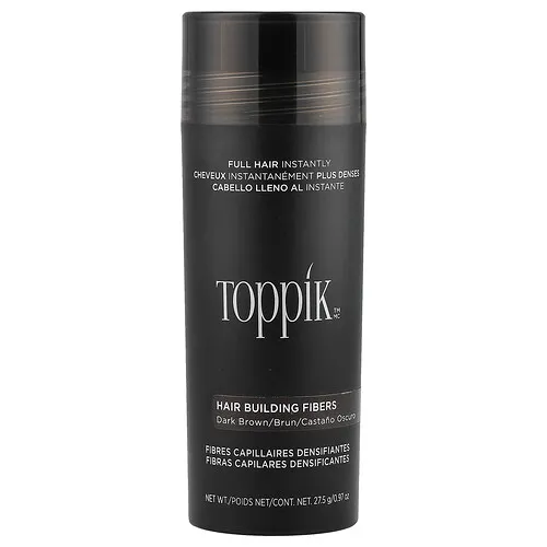 Toppik, Fibras capilares densificantes, Marrón oscuro, 27,5 g (0,97 oz)
