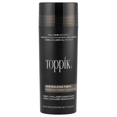 Toppik, Fibras de engrosamiento capilar, Marrón medio, 27,5 g (0,97 oz)