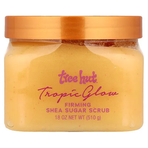 Tree Hut, Exfoliante reafirmante con azúcar de karité, Brillo tropical, 510 g (18 oz)