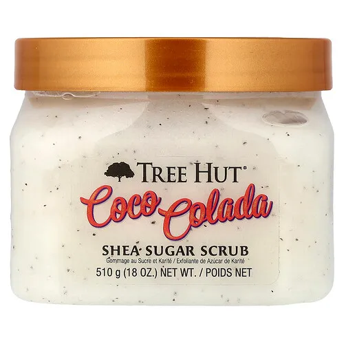 Tree Hut, Exfoliante con azúcar de karité, Coco Colada`` 510 g (18 oz)