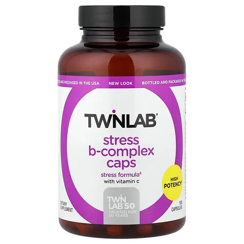 Twinlab, Cápsulas con complejo B para el estrés, 100 cápsulas