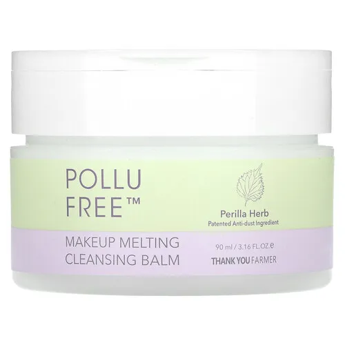 Thank You Farmer, Pollufree, Bálsamo limpiador derretidor del maquillaje, 90 ml (3,16 oz. Líq.)