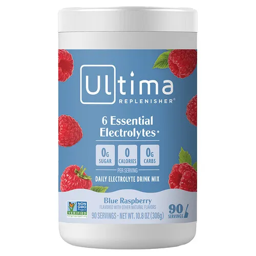 Ultima Replenisher, Mezcla de electrolitos, Frambuesa azul, 315 g (11,1 oz)