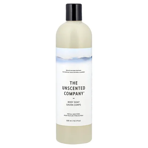 The Unscented Company, Jabón corporal, Para todo tipo de piel, Sin fragancia, 500 ml (16,9 oz. líq.)