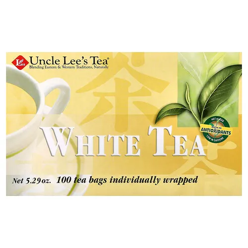Uncle Lee's Tea, Té blanco, 100 bolsitas de té, 150 g (5,29 oz)