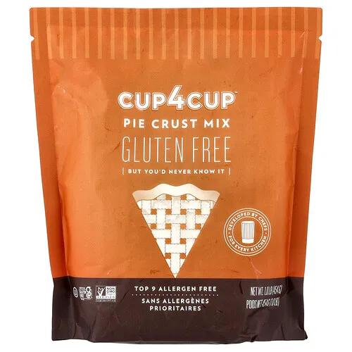 Cup4Cup, Mezcla para masa para tartas, Sin gluten`` 454 g (1 lb)