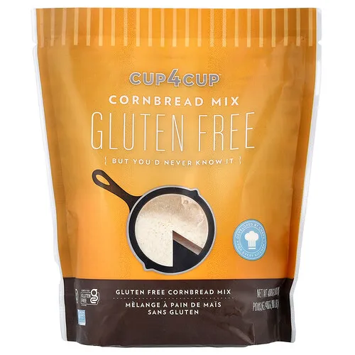 Cup4Cup, Mezcla para pan de maíz, Sin gluten, 400 g (0,88 lb)