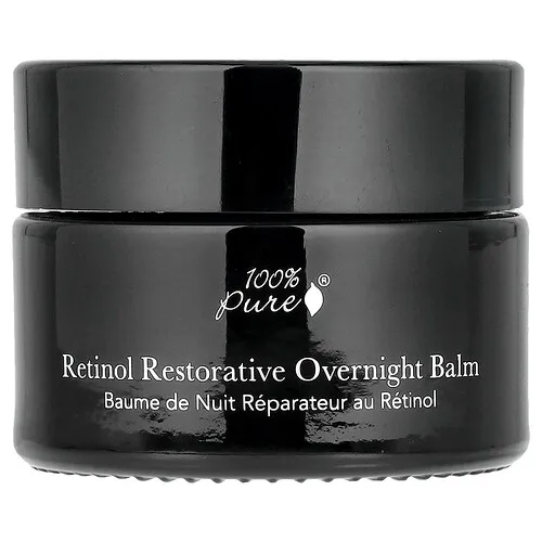 100% PURE, Bálsamo reparador para la noche con retinol, 28 g (1 oz)
