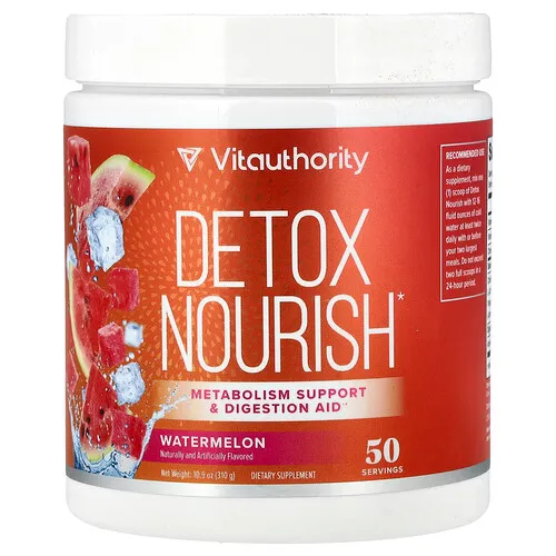 Vitauthority, Detox Nourish, Sandía, 310 g (10,9 oz)