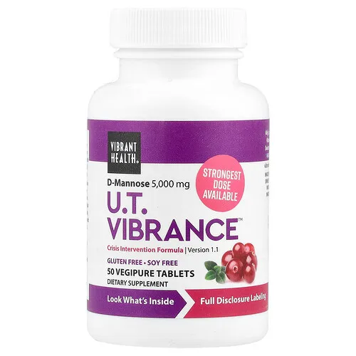 Vibrant Health, UT Intensidad, 50 comprimidos vegetales