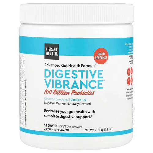 Vibrant Health, Digestive Vibrance, Versión 1.0, Mandarina, 204,4 g (7,2 oz)
