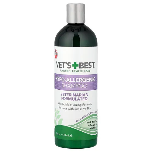 Vet's Best, Champú hipoalergénico, Para perros con piel sensible, 470 ml (16 oz. líq.)
