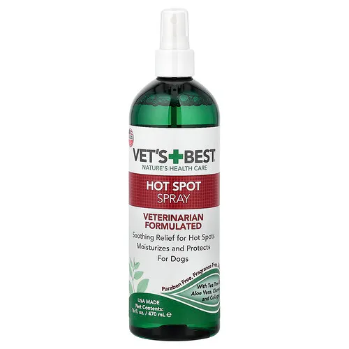 Vet's Best, Spray para puntos calientes, Para perros, 470 ml (16 oz. líq.)
