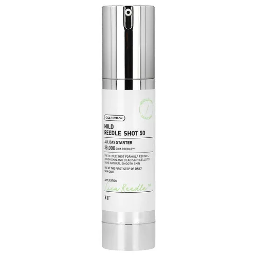 VT Cosmetics, Mild Reedle Shot 50, Suplemento estimulante para todo el día, 50 ml (1,69 oz. líq.)