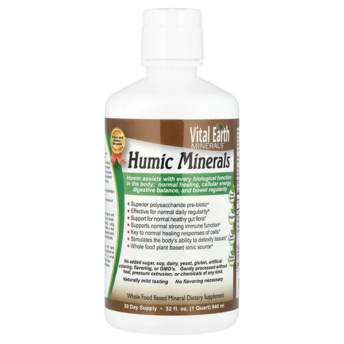Vital Earth Minerals, Minerales húmicos, 946 ml (32 oz. Líq.)