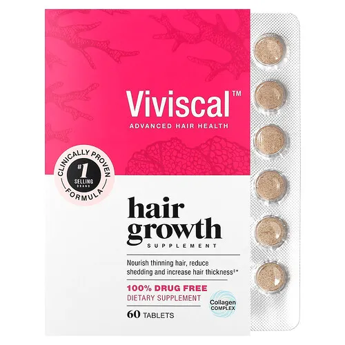 Viviscal, Suplemento para el crecimiento del cabello, 60 comprimidos