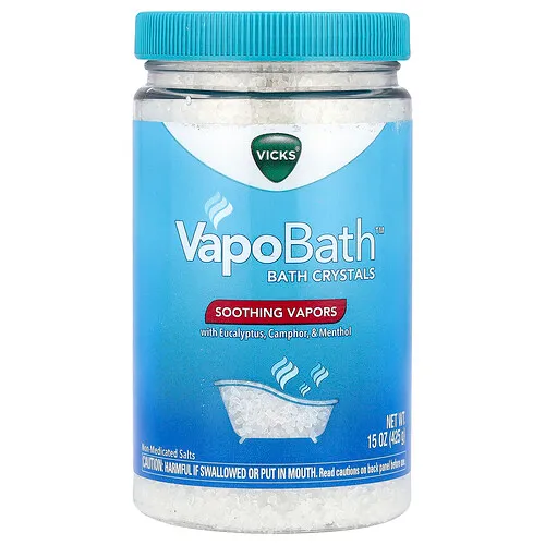 Vicks, VapoBath™, Cristales de baño, Vapores calmantes, 425 g (15 oz)