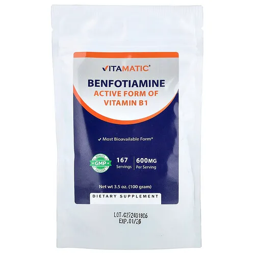 Vitamatic, Benfotiamina, 100 g (3,5 oz)