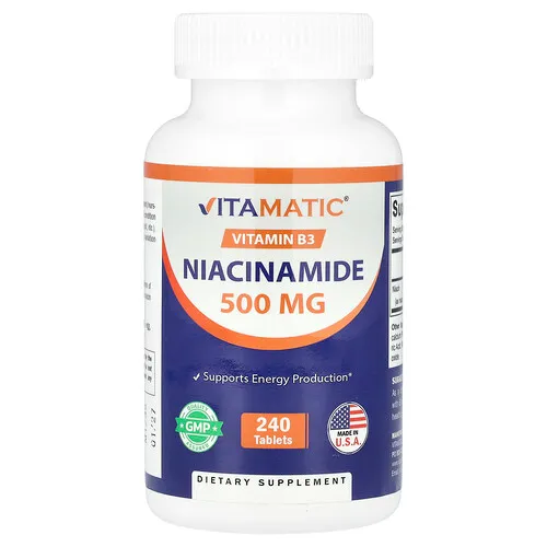 Vitamatic, Niacinamida, 500 mg, 240 comprimidos