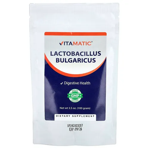 Vitamatic, Lactobacillus bulgaricus, 100 g (3,5 oz)