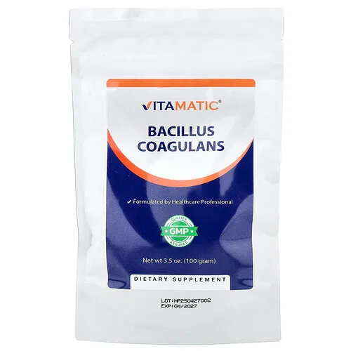 Vitamatic, Bacillus coagulans, 100 g (3,5 oz)