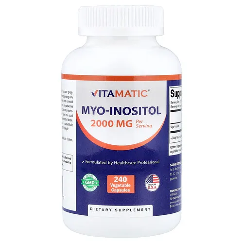 Vitamatic, Mioinositol, 240 cápsulas (500 mg por cápsula)