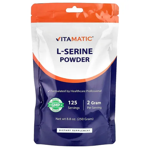 Vitamatic, L-serina en polvo, 250 g (8,8 oz)
