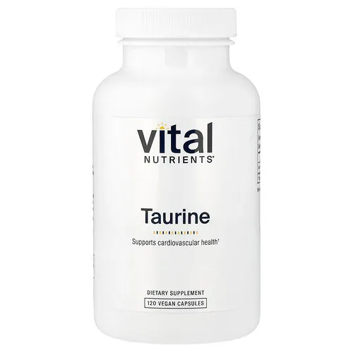 Vital Nutrients, Taurina, 120 cápsulas veganas (1000 mg por cápsula)